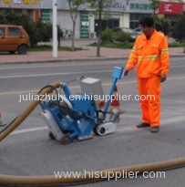 Highway, road and pavement blasting machine