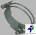 Malleable steel spiral double bolt clamp