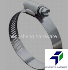 Malleable steel spiral double bolt clamp