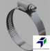 Malleable steel spiral double bolt clamp