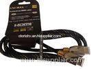 Custom LCD HDMI 1.4 Cables 3D 19 Pin 24k Gold Plated Male Connectors