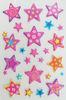 Soft Colored Star Stickers Transparent Crystal Safe Nontoxic