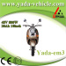48v 800w 20ah 10inch drum brake mini fashion style electric scooter motorcycle (yada em3)
