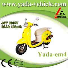 48v 800w 20ah 10inch drum brake mini fashion style electric scooter motorcycle (yada em4)