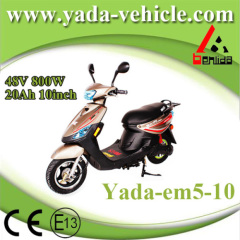 48v 800w 20ah 10inch drum disc brake mini sport style electric scooter motorcycle (yada em5-10)