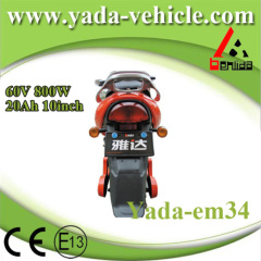 60v 800w 20ah 10inch disc brake mini sport style electric scooter motorcycle (yada em34)