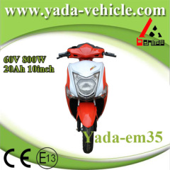 60v 800w 20ah 10inch disc brake mini sport style electric scooter motorcycle (yada em35)