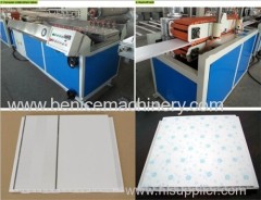 Interior PVC ceiling panel production machine
