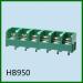 9.50mm screw cage Barrier Terminal Blocks 25A