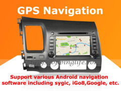 Android Car DVD Player GPS Navigation Wifi 3G for Honda Civic 2006-2011 Bluetooth Touch Screen