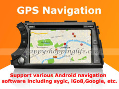 Android Car DVD Player GPS Navigation Wifi 3G for Ssangyong Kyron 2005-2013 Bluetooth Touch Screen