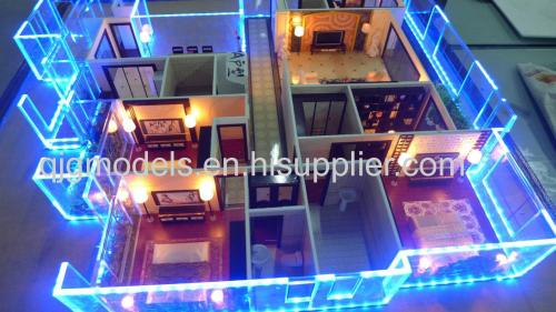 high quality resident interior layout models