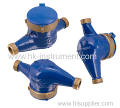 liquid sealed vane wheel water meter