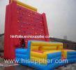 Giant Red / Blue PVC Outdoor Inflatable Sports Games Rock Climbing Wall