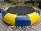 0.6mm PVC Tarpaulin Funny Inflatable Water Toys Trampoline , Summer must-have