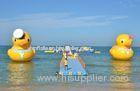 Yellow Inflatable Water Toys Amusement Park Games / Inflatable Water Park Games Aquatic