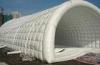 Big White 0.45mm PVC Tarpaulin Inflatable Party Tent Tunnel Shape
