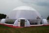 White Blue Dome PVC Tarpaulin Inflatable Party Tent With Any Kind Of Size