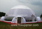 White Blue Dome PVC Tarpaulin Inflatable Party Tent With Any Kind Of Size