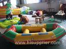 0.9mm PVC tarpaulin PVC Inflatable Fishing Boat Red Color