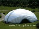 Semicircle White PVC Tarpaulin Inflatable Party Tent For Family Outdoor