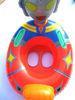 PVC Superman Inflatable Swim Ring , Synchronized Toddler Swim Float Printing