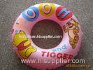 Delicate Inflatable baby Swim Ring , Safe Floating Ring with pattern printing