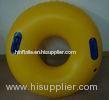 Yellow PVC Inflatable Swim Ring For Children , Safe baby Floating Ring
