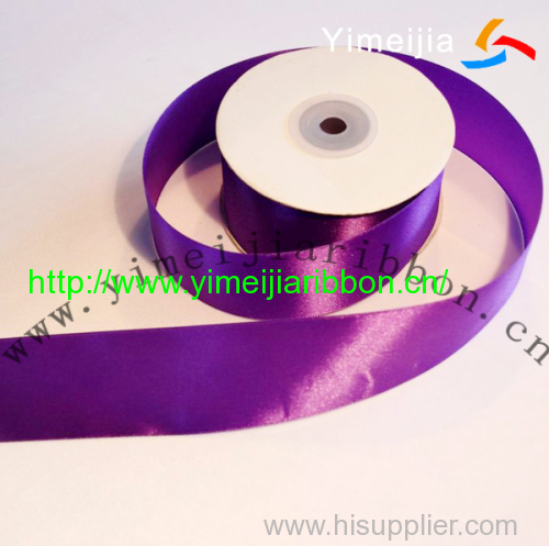 Polyester single face satin ribbon