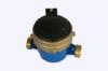 Single Jet Liquid Sealed Vane Wheel Water Meter for Home , High Precision