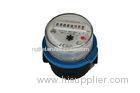 Plastic / Brass Digital Water Usage Meter , Vane Wheel Water Meter with OEM 15mm