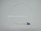 LC SM Fiber Optic Pigtail with Standard Exact Plastic , High Dense Connection