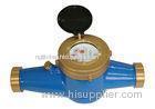 Vertical Digital Multi Jet Water Meter , Brass Cold Water Volume Meter