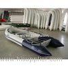 White foldable PVC Inflatable Boat For Many People , water park games