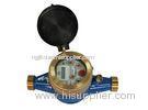 Anti theft Domestic Multi Jet Brass Water Meter for Cold Water or Hot Water