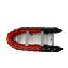 Small Black And White PVC Inflatable Boat 3 person , water park games