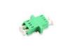 LC/APC Duplex Fiber Optic Adapter with Flange for FTTH, CATV