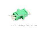 LC/APC Duplex Fiber Optic Adapter with Flange for FTTH, CATV