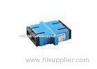 Single Mode / Multimode SC Duplex Fiber Optic Adapter with Flange