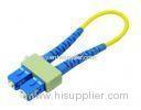 3.0mm SC SM Optical Fiber Patch Cable Multimode 9 / 125 Patch Cord
