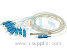 1260nm - 1650nm Optical Fiber Splitter , Singlemode LC / APC 1*8 Splitter Coupler