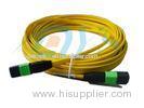 12 Cores Optical Fiber Patch Cord LSZH 15M With SC / LC / ST Connector