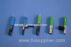 Singlemode SC Field Assembly 9 / 125um Optical Fiber Connectors (FAST Connector) 0.3dB