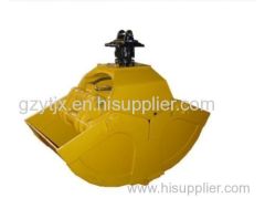 Customized Clamshell Grab Bucket / Excavator Grapple Bucket Double Cylinder