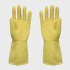 Natural color dip flocklined diamond grip Latex Gloves For protecting hands