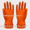Reusable 30 cm length unlined Household Latex Gloves for dish washing