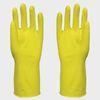 Spray flocklined Household Latex Gloves , Industrial Latex Gloves