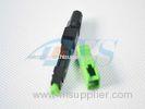 SC / APC Singlemode Optical Fiber Connectors Fast For Access Network