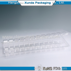 Clear plastic macaron packaging box wholesale