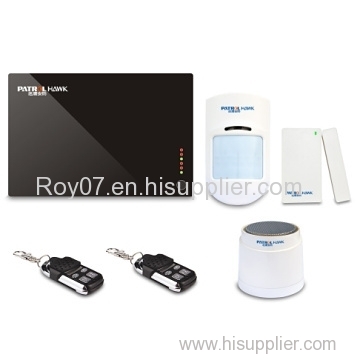 stable quality GSM alarm system with wireless wired zones